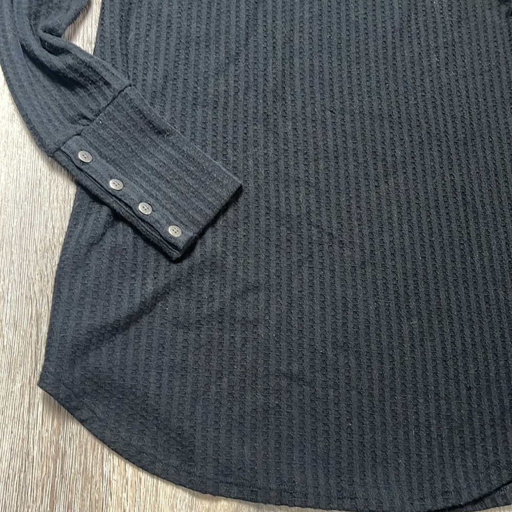 Chaser Long Sleeve Thermal Waffle Knit Shirt Size - Picture 7 of 12
